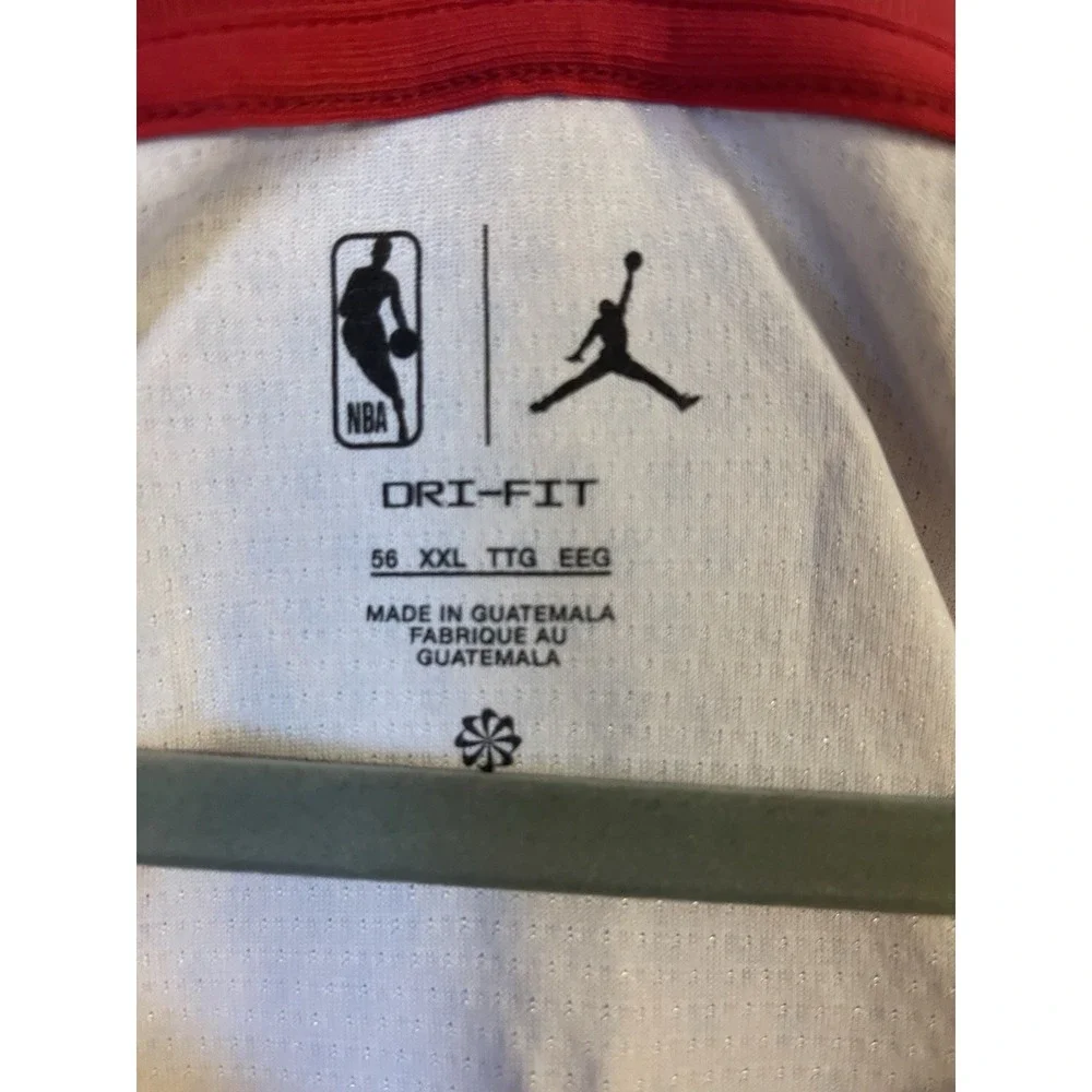 Men's 56 NBA All Star Edition James Harden Jordan 75th Anniversary Jersey Red